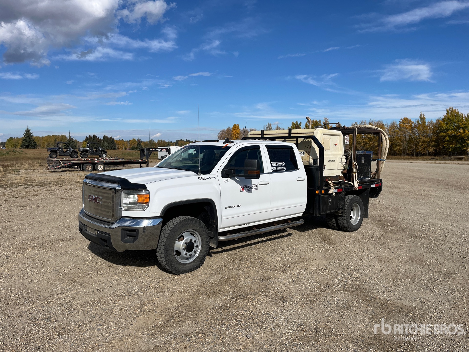 2018 GMC Sierra 3500HD 4x4 Crew Cab SandBlasting Truck