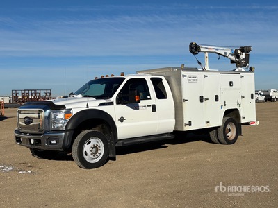 2016 Ford F-550 XLT 4x4 Crew Cab Autocarro officina