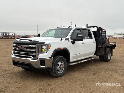 2020 GMC Sierra 3500 4x4 Crew Cab Autocarro cassone fisso