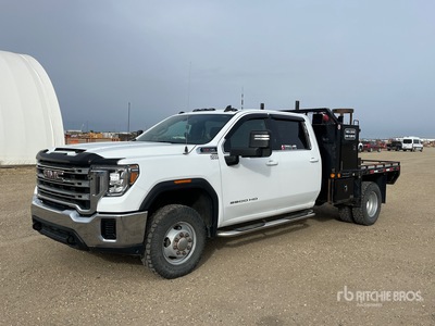 2020 GMC Sierra 3500HD 4x4 Crew Cab Autocarro cassone fisso