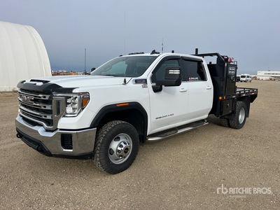 2021 GMC Sierra 3500HD 4x4 Crew Cab Autocarro cassone fisso