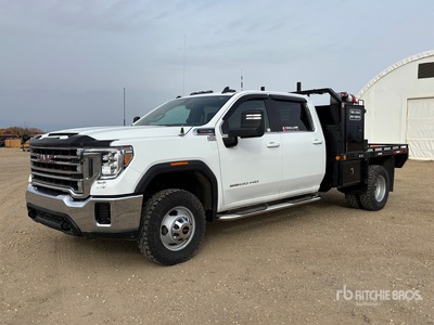 2021 GMC Sierra 3500HD SLE 4x4 Crew Cab Autocarro cassone fisso (Unused)
