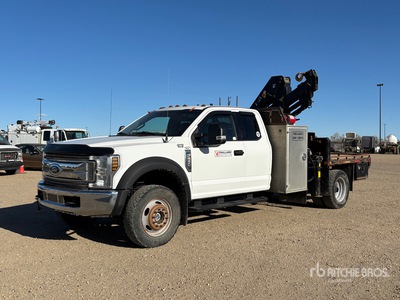 2019 Hiab 3350 kg on 2019 Ford F-550 XLT 4x4 Extended Cab Crane Truck