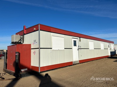 2012 60 ft x 12 ft Skid-Mounted Triple Skidded Mobile Office