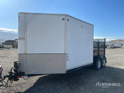 2019 CJay 20 ft T/A Enclosed/Dump Trailer utilitario