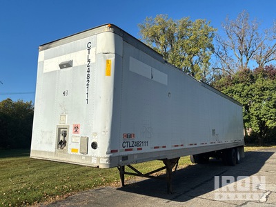 2000 Great Dane 48 ft x 102 in Sliding T/A Van Trailer
