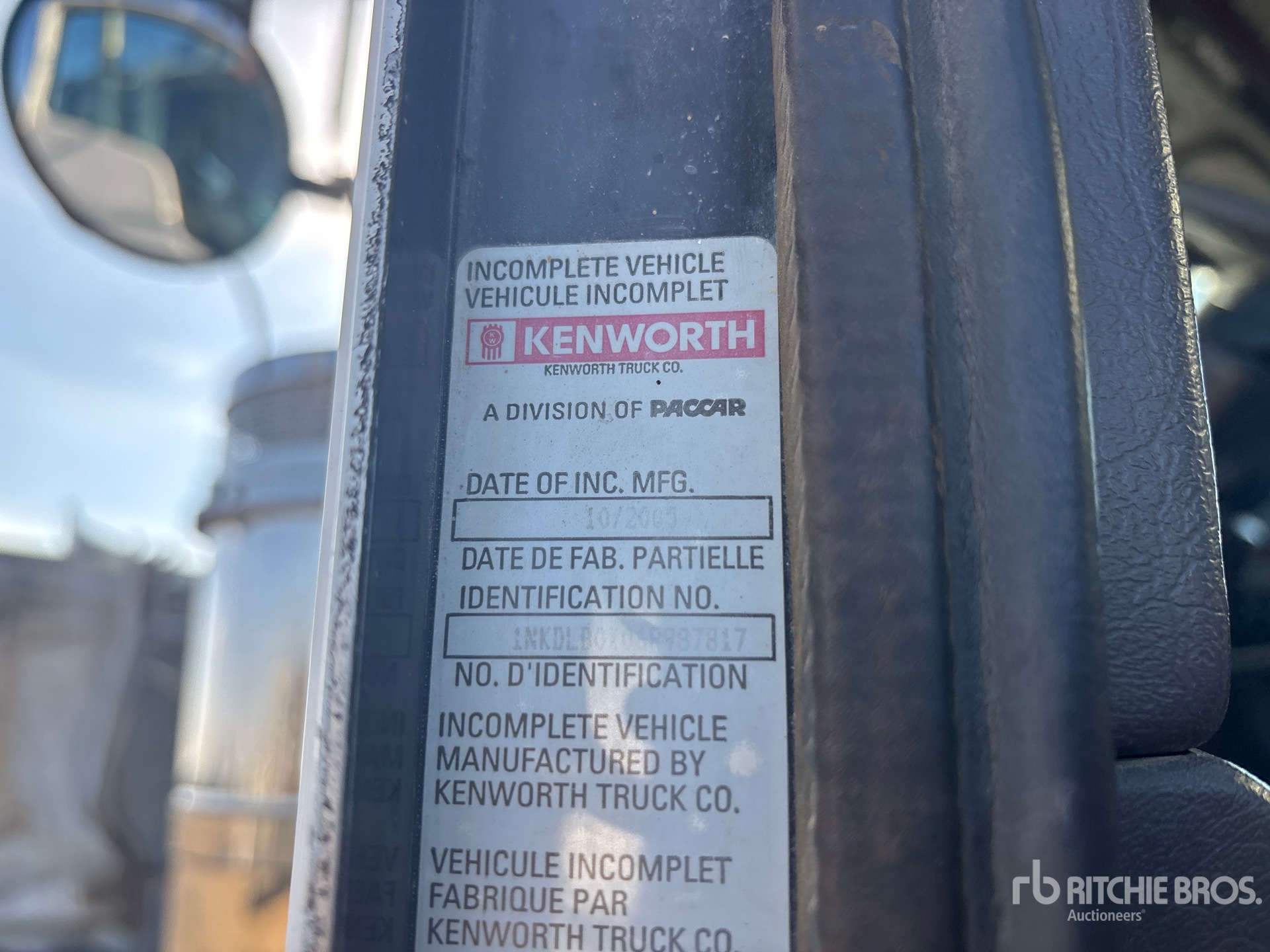 2006 Vacuum Industrial Products on 2006 Kenworth T800 6x4 Vakuumtankwägen