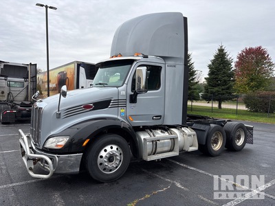 2018 Peterbilt 579 6x4 T/A Day Cab Truck Tractor