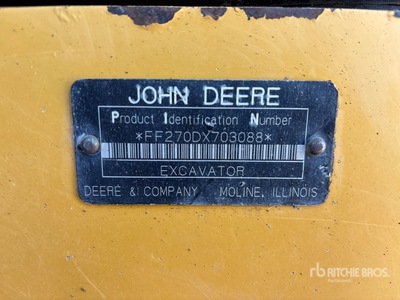 2006 John Deere 270D LC Tracked Excavator