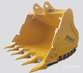 2024 Elephant BKT34572HD 72-E 72 in 3.2 cyd Digging Excavator Bucket - Fits Cat 345 / 40 - 55 ton (Unused)