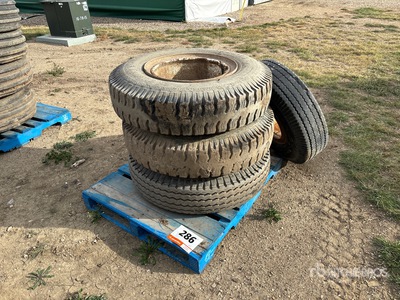 Quantity of (4) 10.00-20 Tires