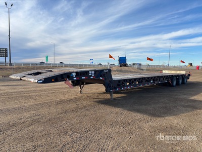 2019 Doepker 55 ft Tri/A Rimorchio a collo d'oca ripiegabile
