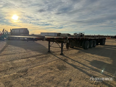 2015 Lode King 32 ft Super B-Train Lead Flatbed Trailer