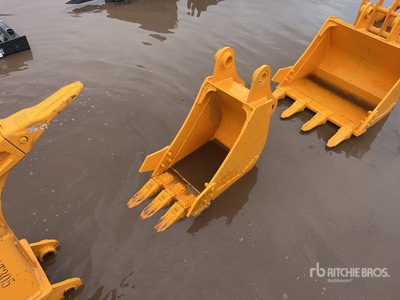 2025 GIYI GY-BK 12 in Digging Excavator Bucket - Fits Cat 305 (Unused)