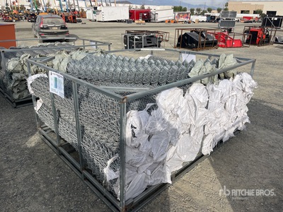 Quantity of (40) 50 ft x 6 ft Chain Link Fencing (Unused)