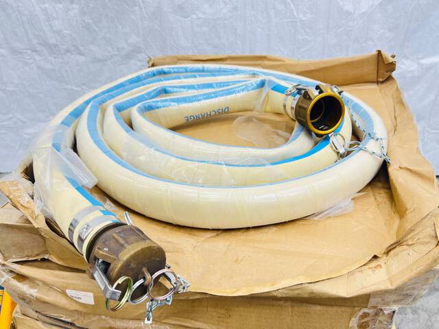 Quantity of (10) 2 in x 20 ft Semi Rigid Fuel/Water Suction Hose (Unused)