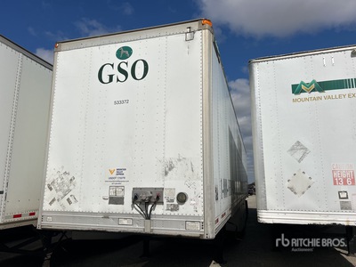 2012 Great Dane CAP-3314-22053 53 ft x 102 in T/A Geschlossene Anhänger