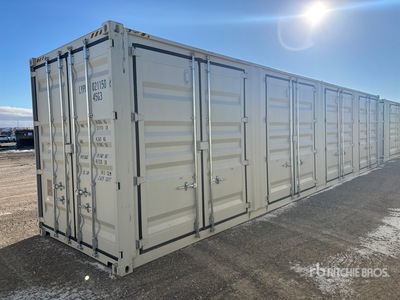2025 40 ft High Cube Multi-Door Storage Container