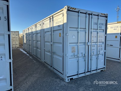 2025 40 ft High Cube Multi-Door Open-Sided Storage Container