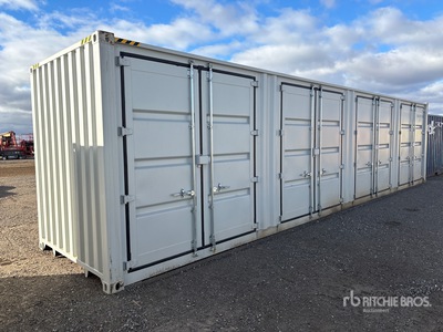 2025 40 ft High Cube Multi-Door Storage Container