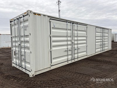 2025 40 ft High Cube Multi-Door Storage Container