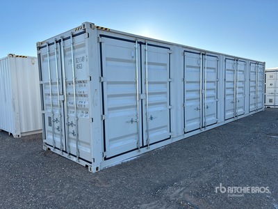 2025 40 ft High Cube Multi-Door Open-Sided Storage Container