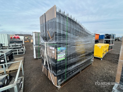 Quantity of (10) 2025 Suihe NG-20D-10 20 ft x 7 ft 9 in Wrought Iron Bi-Parting Driveway Gate (Unused)