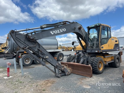 2013 Volvo EW160D 4x4 حفارة بعجلات