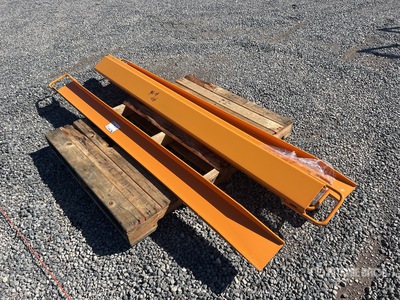 Quantity of (2) 2025 Wolverine EX-66-84L Sets of 84 In. Fork Extensions (Unused)