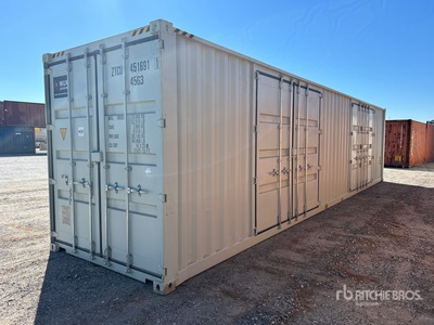 2025 40 ft High Cube Multi-Door Contenedor de almacenamiento
