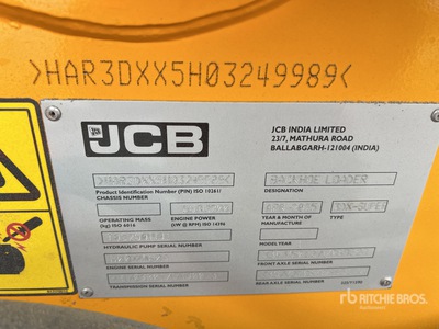 2025 JCB 3DX Backhoe Loader (Unused)