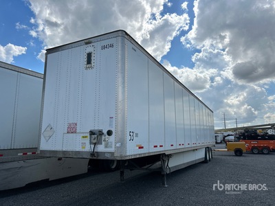 2008 Wabash DVCVHPC 53 ft x 102 in T/A Van Trailer