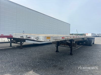 2001 East 48 ft T/A Spread Axle مقطورة مسطحة