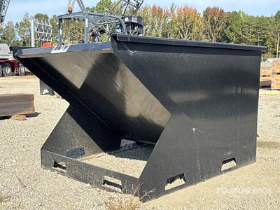 2025 Kit Containers 1.5YFT-SST 49 in Skid Steer Dump Hopper (Unused)