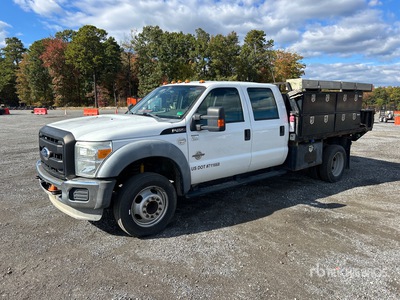 2012 Ford F-450 XL 4x2 Crew Cab Flatbed Truck