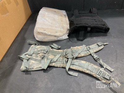 (3) Tactical Vests, (94) Shoulder Straps & Assorted Items