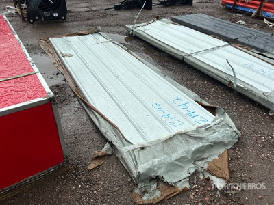 Quantity of (100) 2025 SKLP SKL100 Galvalume Steel Siding Roofing Sheets (Unused)