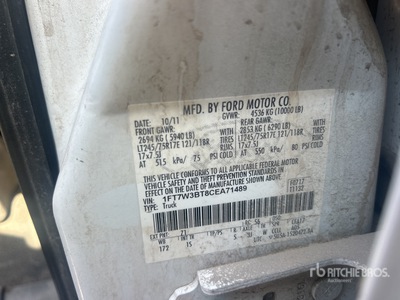 2012 Ford F-350 XL 4x4 Crew Cab Pickup (Inoperable)