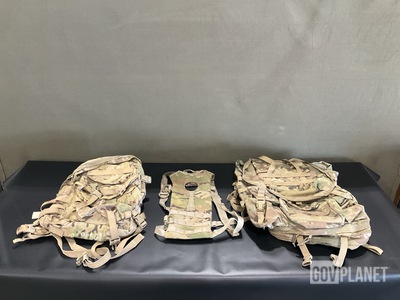 (17) Hydration Carriers, (8) Assault Packs, (4) Load Carriers & Assorted Items