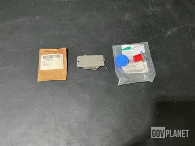 (7) Receptacle Connectors, (1) Angle Bracket & (1) Googles & Assorted Items