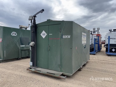 2008 Stamford 60 kW Skid-Mounted Groupe électrogène
