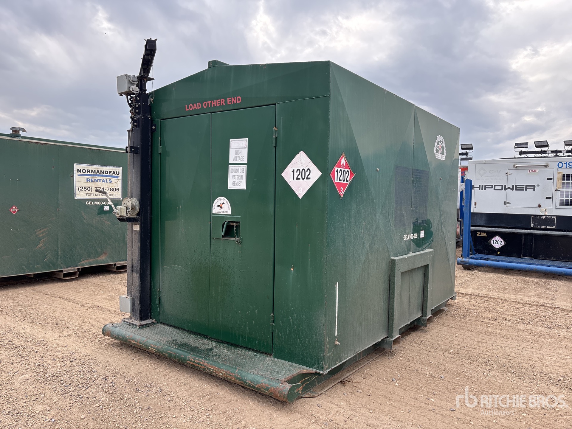 2008 Stamford 115 kW Skid-Mounted Groupe électrogène