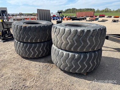 Quantity of (4) 23.5R25 Banden