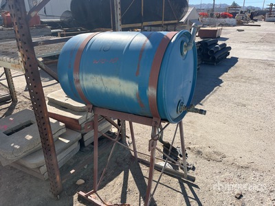 55 Gal Poly Drum On Stand Divers