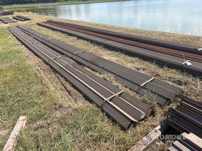 Quantity of (2) Bundles of 5 in x 40 ft Angle Iron