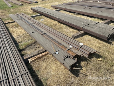 Quantity of (3) Bundles of 1 in x 20 ft Angle Iron