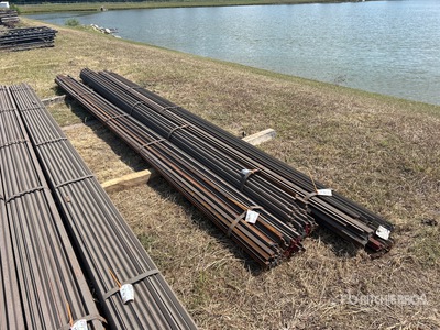 Quantity of (3) Bundles of 1 in x 20 ft Angle Iron