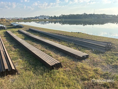 Quantity of (3) Bundles of 3 in x 40 ft Channel Iron