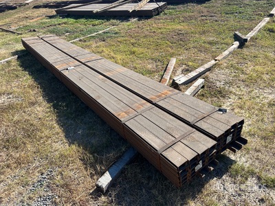 Quantity of (2) Bundles of 4 in x 20 ft Channel Iron