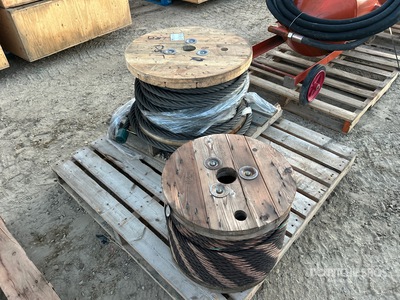Quantity of (2) Spools of New Winch Cable